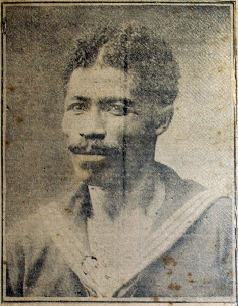 Fotografia de João Cândido Felisberto, o “Almirante Negro”, líder da Revolta da Chibata, ocorrida em 1910.